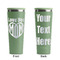 Love You Mom Light Green RTIC Everyday Tumbler - 28 oz. - Front and Back