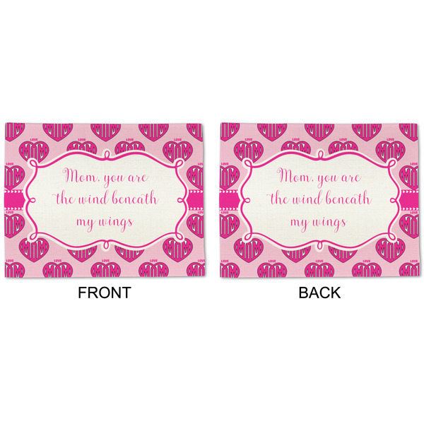 Love You Mom Linen Placemat - APPROVAL (double sided)