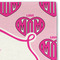 Love You Mom Linen Placemat - DETAIL