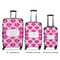 Love You Mom Luggage Bags all sizes - With Handle