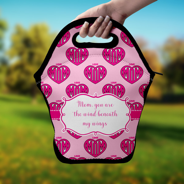 Love You Mom Lunch Bag - Hand