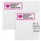 Love You Mom Mailing Labels - Double Stack Close Up