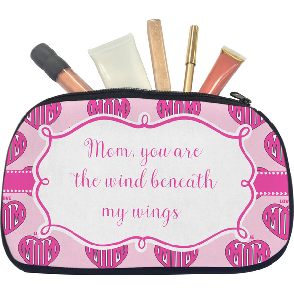 Custom Love You Mom Makeup / Cosmetic Bag - Medium