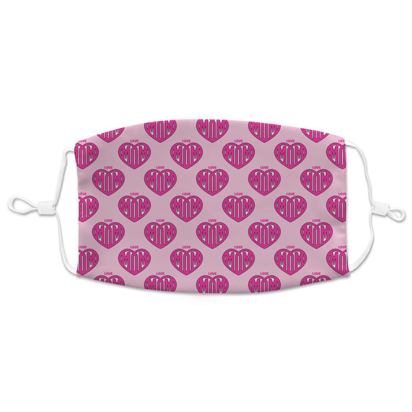 Custom Love You Mom Adult Cloth Face Mask - XLarge