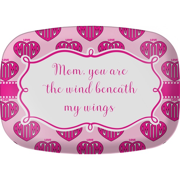 Custom Love You Mom Melamine Platter