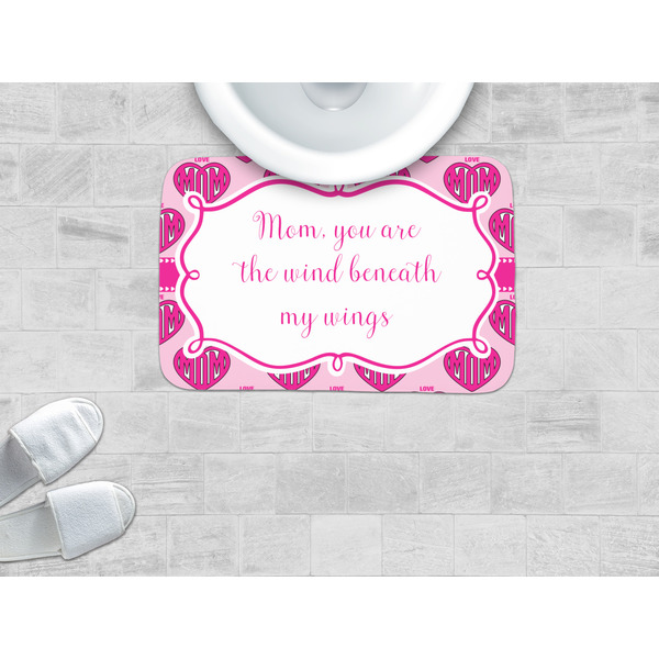 Love You Mom Memory Foam Bath Mat - LIFESTYLE