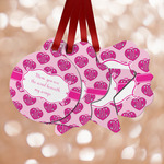 Love You Mom Metal Ornaments - Double Sided