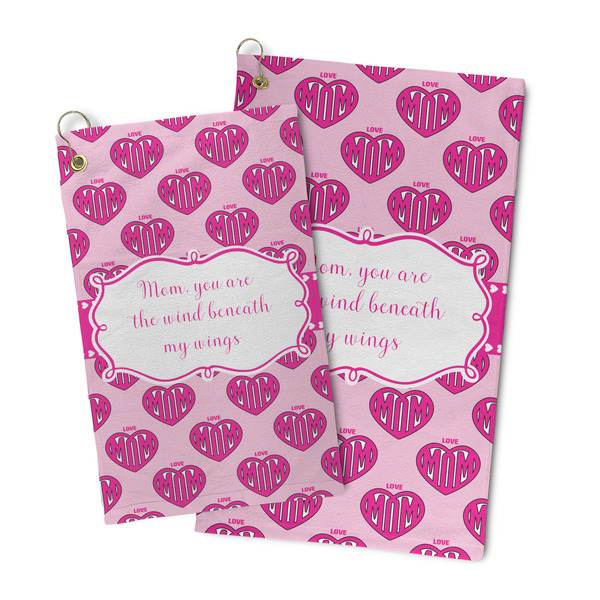 Love You Mom Microfiber Golf Towel - PARENT/MAIN