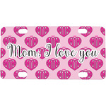 Love You Mom Mini / Bicycle License Plate (4 Holes)