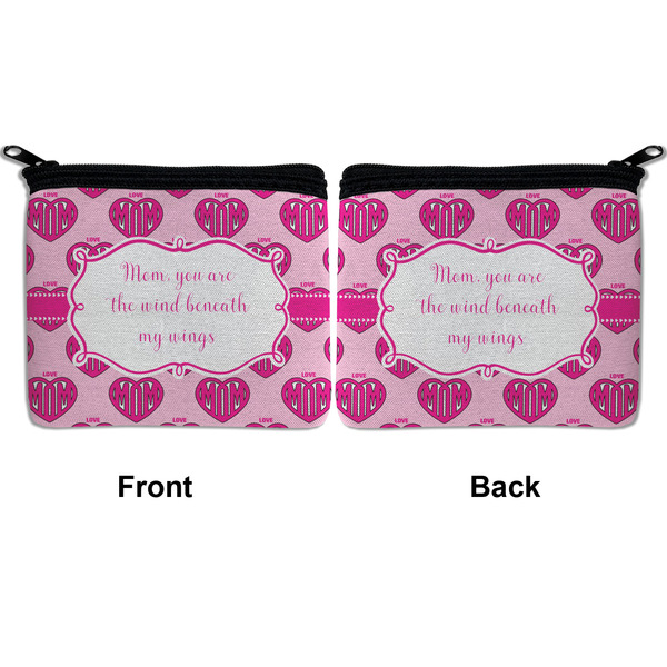 Love You Mom Neoprene Coin Purse - Front & Back (APPROVAL)