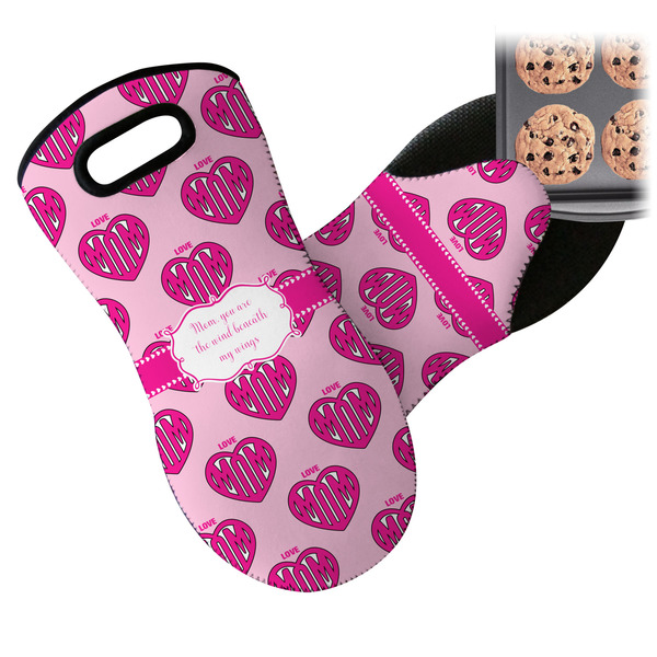Love You Mom Neoprene Oven Mitt