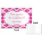 Love You Mom Disposable Paper Placemat - Front & Back