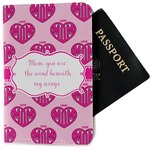 Love You Mom Passport Holder - Fabric