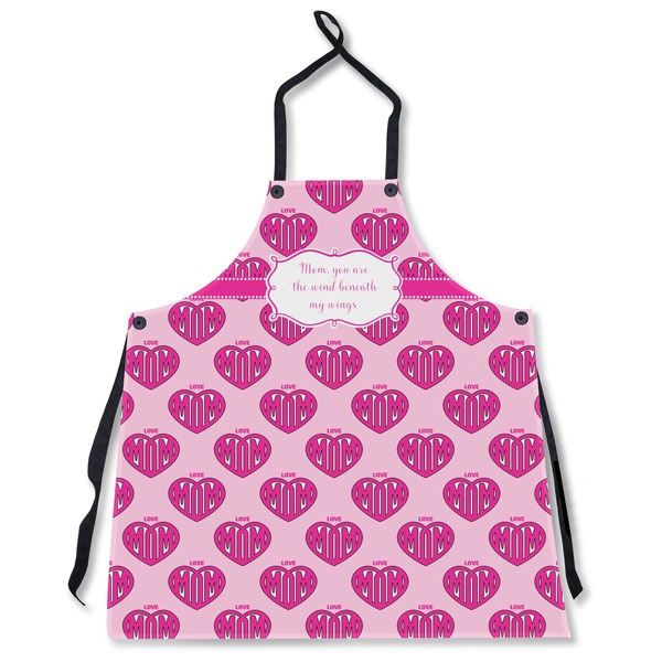 Custom Love You Mom Apron Without Pockets