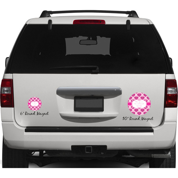 Love You Mom Personalized Car Magnets on Ford Explorer