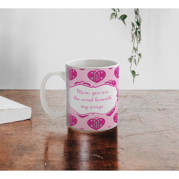 Love You Mom Personalized Coffee Mug - Lifestyle