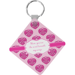 Love You Mom Diamond Plastic Keychain