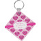Love You Mom Diamond Plastic Keychain