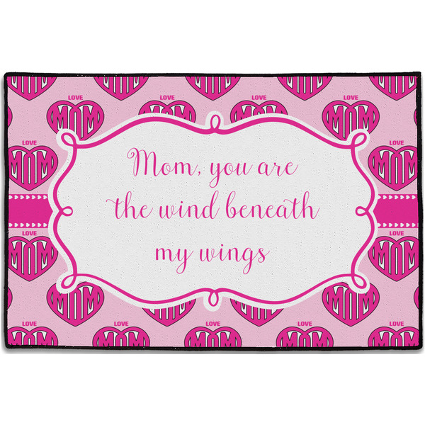 Love You Mom Personalized Door Mat - 36x24 (APPROVAL)