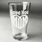 Love You Mom Pint Glass - Engraved