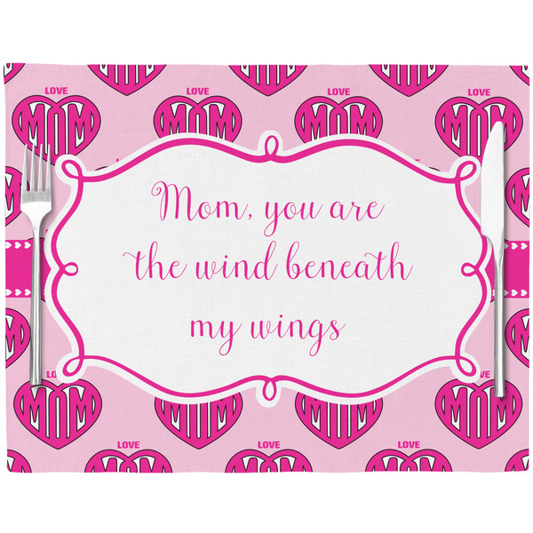 Love You Mom Placemat with Props