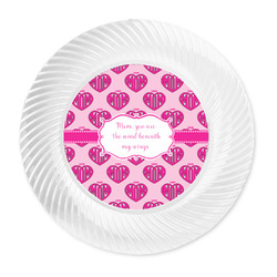 Love You Mom Plastic Party Dinner Plates - 10"