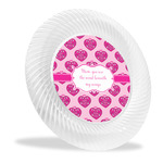 Love You Mom Plastic Party Dinner Plates - 10"