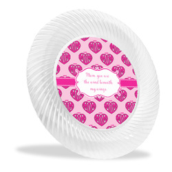 Love You Mom Plastic Party Dinner Plates - 10"