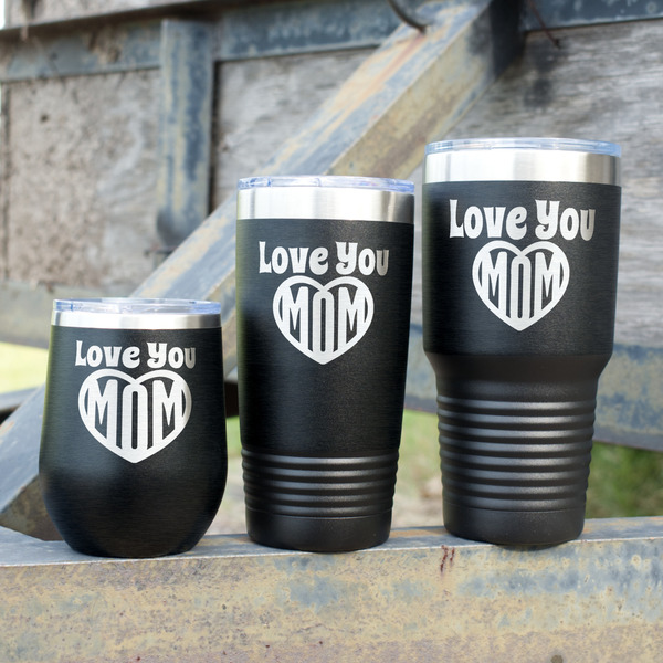 Love You Mom Polar Camel Tumblers - Group Shot