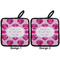 Love You Mom Pot Holders - Set of 2 APPROVAL