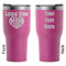 Love You Mom RTIC Tumbler - Magenta - Double Sided - Front & Back