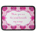 Love You Mom Iron On Rectangle Patch