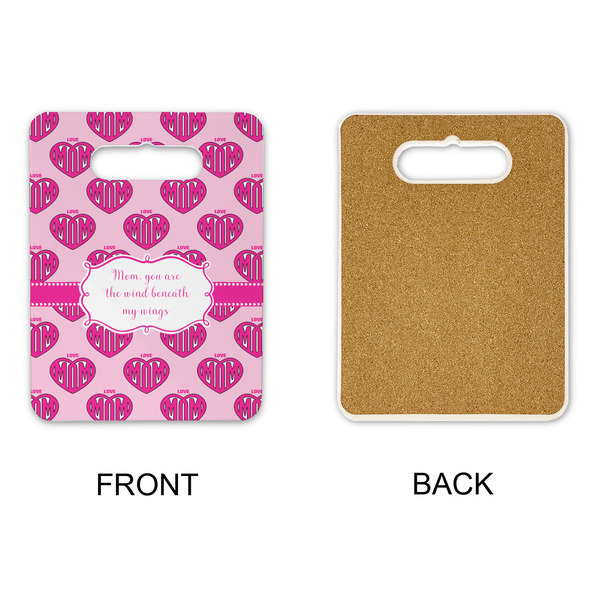 Love You Mom Rectangle Trivet with Handle - APPROVAL