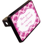 Love You Mom Rectangular Trailer Hitch Cover - 2"
