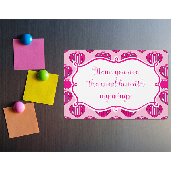 Love You Mom Rectangular Fridge Magnet - LIFESTYLE