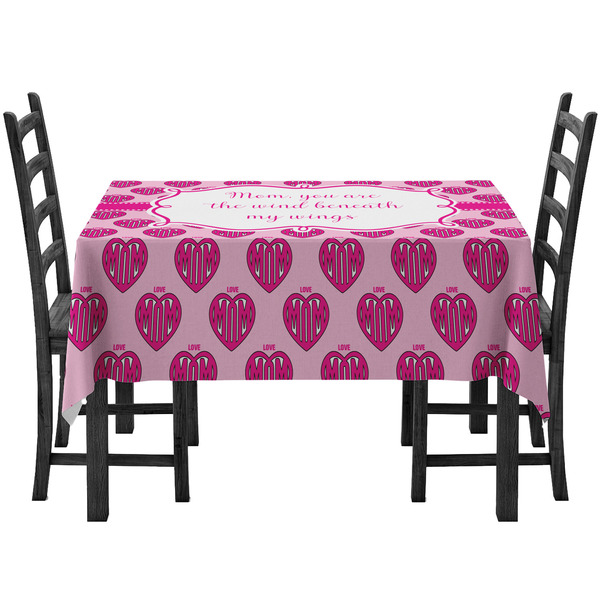 Custom Love You Mom Tablecloth
