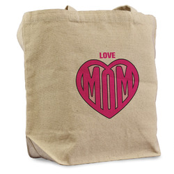 Love You Mom Reusable Cotton Grocery Bag