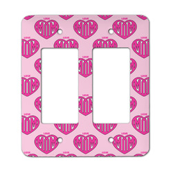 Love You Mom Rocker Style Light Switch Cover - Two Switch