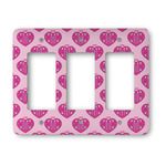 Love You Mom Rocker Style Light Switch Cover - Three Switch