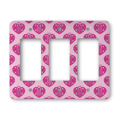 Love You Mom Rocker Style Light Switch Cover - Three Switch