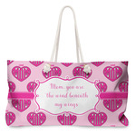Love You Mom Large Tote Bag with Rope Handles