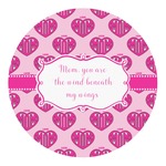 Love You Mom Round Decal - XLarge