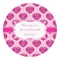 Love You Mom Round Decal - XLarge