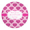 Love You Mom Round Indoor Rug - Front/Main