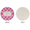 Love You Mom Round Linen Placemats - APPROVAL (single sided)