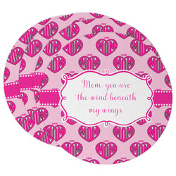 Love You Mom Round Paper Coasters