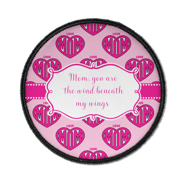 Love You Mom Round Patch
