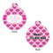 Love You Mom Round Pet Tag - Front & Back