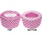 Love You Mom Round Pouf Ottoman (Top and Bottom)