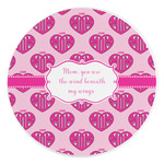 Love You Mom Round Stone Trivet